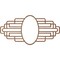 Ekena Millwork Elizabeth Wood Fretwork Prcd Ceiling Medallion, Walnut, 24"W x 12"H x 6 5/8"IW x 11 3/8"IH x 3/8"T CMWP24X12X0375EBWA - alternate 3